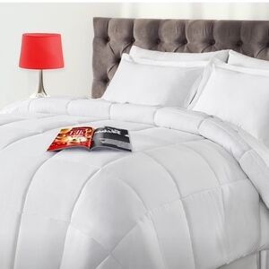 Ihanherry-Classic 8PC Full Size /Bed in a Bag (White Color)